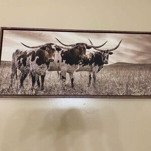 Hobby Lobby Sepia Longhorn Trio Wall Art